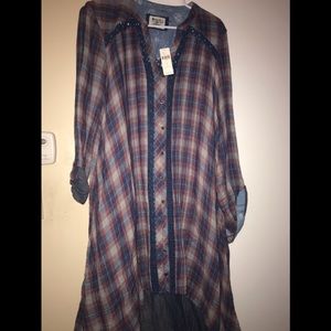 Holding Horses  plaid dress